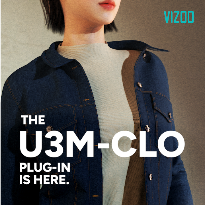 Vizoo & CLO Announce Plug-in for Seamless U3M Material Integration in CLO3D